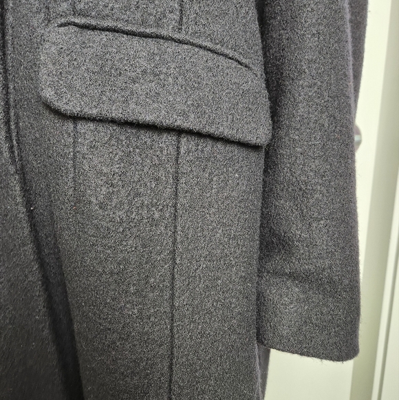 Blue Sky Tailored Wool Overcoat Plus Size - Picture 6 of 16